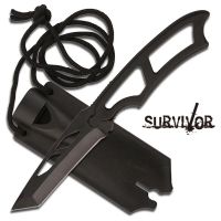 Survivor Neck Knife 6.75" Overall Fixed Blade