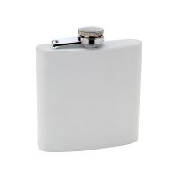 Hip Flask Holding 6 oz - Color Change Design - Pink or Purple - Pocket Size, Stainless Steel, Rustproof, Screw-On Cap