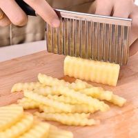 Potato Wavy Edged Knife Cutting Peeler Stainless Steel Kitchen Gadget Cooking Tool Accessories