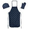 Cowboys 3PC Set - Apron, Mitt, Hat