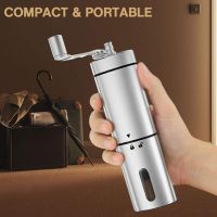 Stainless Steel Triangle Kitchen Manual Handcrank Bean Mill Coffee Grinder