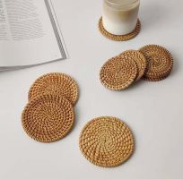 Rattan Coasters;  Table DÃ©cor Set of 6