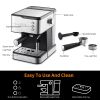 20 Bar Espresso Maker,950W Detachable frothing nozzle,1.5L detachable transparent water tank Coffee Maker For Espresso, Cappuccino, Latte, Machiato, F