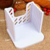 Toast Slicer Bread Slicer Cutting Guide Bagel Loaf Slicer Toast Slicing Machine Folding with Adjustable Thicknesses Bread Cutter