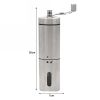 Stainless Steel Triangle Kitchen Manual Handcrank Bean Mill Coffee Grinder