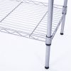 5-Shelf Adjustable, Heavy Duty Storage Shelving Unit , Steel Organizer Wire Rack