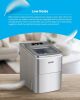 Ice Maker Machine for Countertop, Portable Automatic Ice Maker with LCD Display, 9 Ice Cubes Ready in 6min, 26 lbs/day - for Parties/Home/Office/Bar,