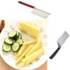 Potato Wavy Edged Knife Cutting Peeler Stainless Steel Kitchen Gadget Cooking Tool Accessories