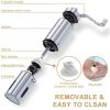 Stainless Steel Triangle Kitchen Manual Handcrank Bean Mill Coffee Grinder