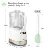 La Reveuse Home Mini Food Processor 200 Watts 2-Cup Prep Bowl-White