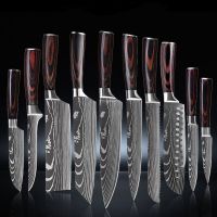 6 Piece Set 8 Piece Set 10 Piece Set Knife Chef's Knife Chef's Knife Kitchen Knife Cooking (Option: 10piece set)